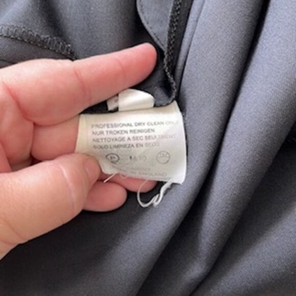 Aquascutum London Dual Slit Solid Pencil Skirt Straight - Picture 8 of 9